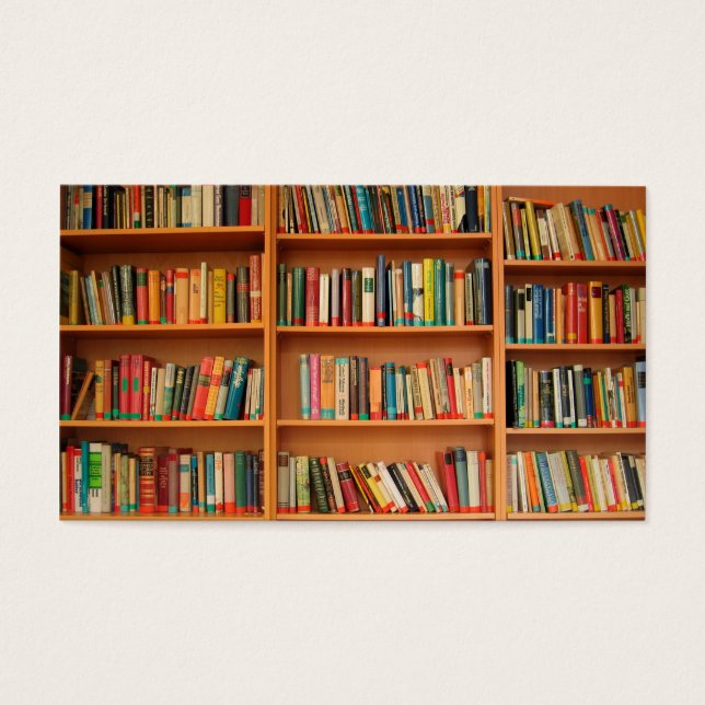 Bücher im Hintergrund der virtuellen Bibliothek (Vorderseite)