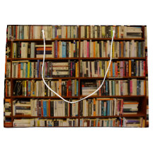 Bücher in Bibliotheksmustern Wrapping Paper