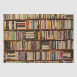 Bücher in der Bibliothek Geschenktasche Seidenpapier