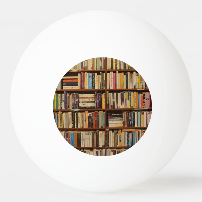 Bücher in der Bibliothek Tischtennisball (Vorderseite)