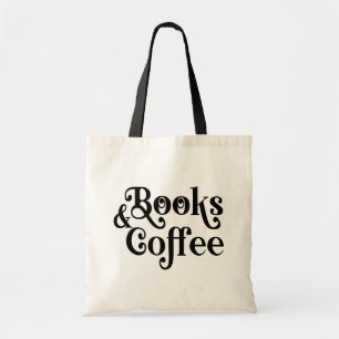 Bücher & Kaffee Buchzitat Tragetasche