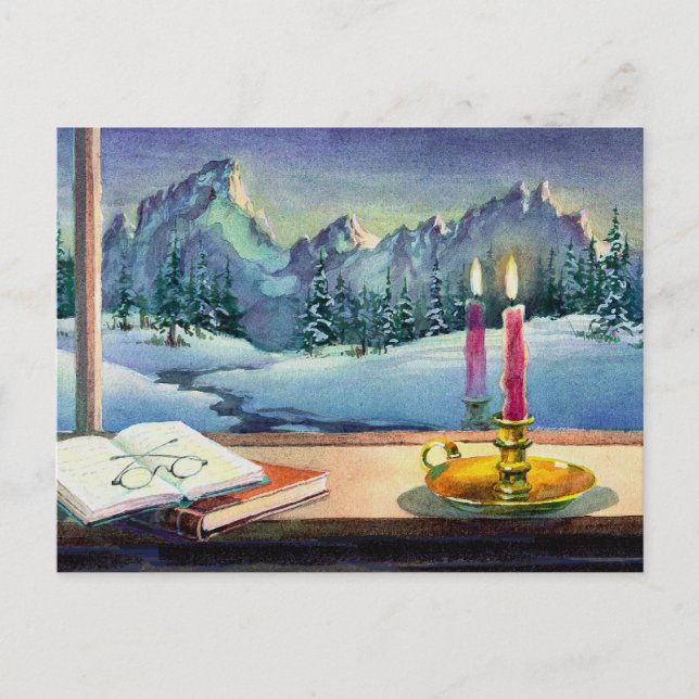 BÜCHER & KANDLE VON SHARON SHARPE POSTKARTE (Vorderseite)