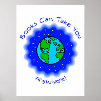 Bücher können Ihnen Plakate - 4 Größen, 5 Papierty