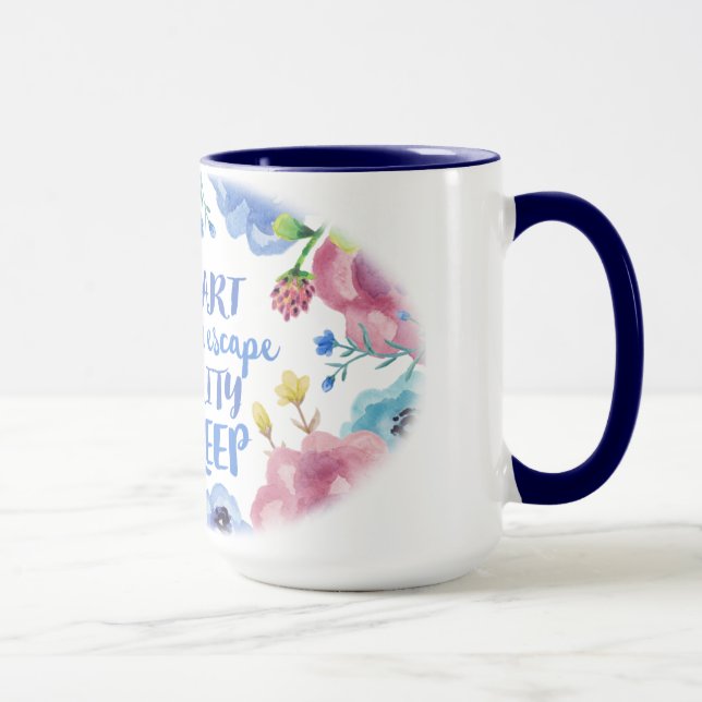 Bücher, Kunst, Schlaf Tasse (Rechts)