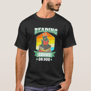 Bücher Lesebildung Fantasie Schule Schnelllesen T-Shirt