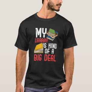 BÜCHER LESEN BIBLIOTHEK BIBLIOTHEKAR BÜCHER Großes T-Shirt