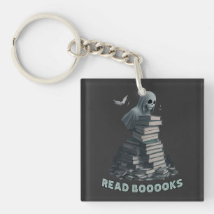 Bücher lesen, Ghost Bücher lesen Schlüsselanhänger