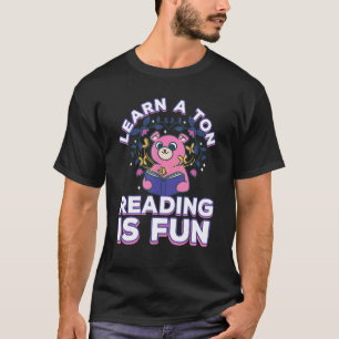 Bücher Lesen Lernen Weisheit Intelligenz Spaß T-Shirt