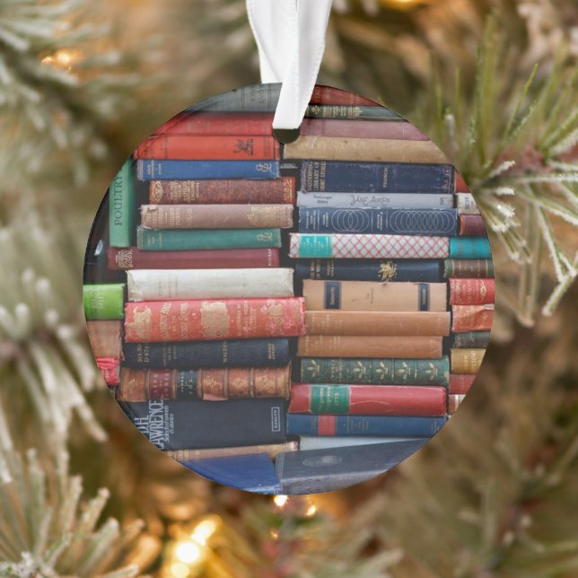 Bücher lesen Liebe Alte Bücher Ornament (Baum)