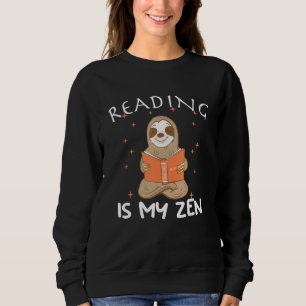 Bücher lesen Liebhaber Buchwurm Gezwitscher Biblio Sweatshirt
