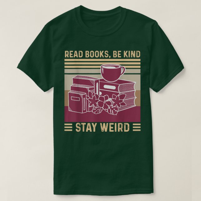 Bücher lesen T-Shirt (Design vorne)