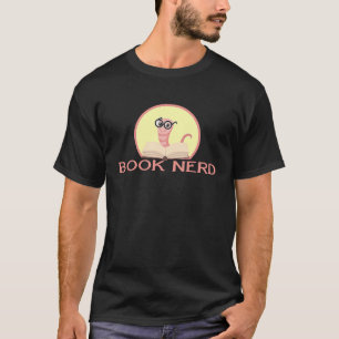 Bücher lesender Bücherwurm Bücher Nerd T-Shirt