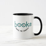 Bücher machen mich glücklich Tasse<br><div class="desc">Bücher machen mich glückliche Tasse und Reiseschlösser.</div>