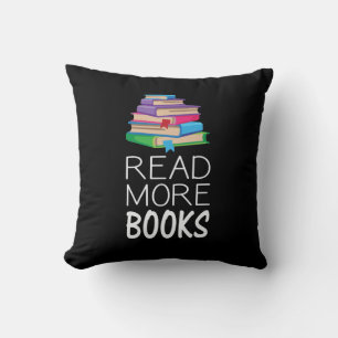 Bücher - Mehr Bücher lesen Kissen