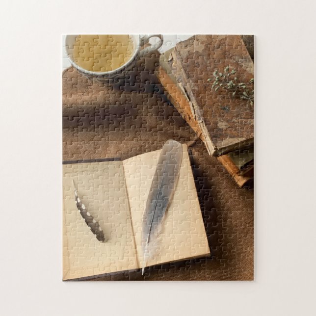 Bücher mit Federn (Vertikal)