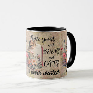 Bücher mit Niedlichen Katzen lesen: Animal Lover Tasse