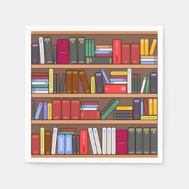 Bücher Papier Serviette