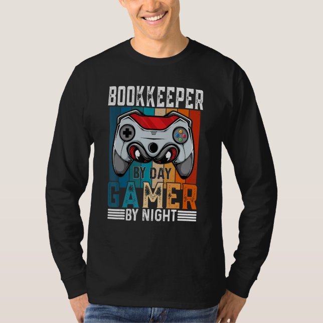 BÜCHER PER Day Gamer Per Night Meme für Gamer T-Shirt (Vorderseite)