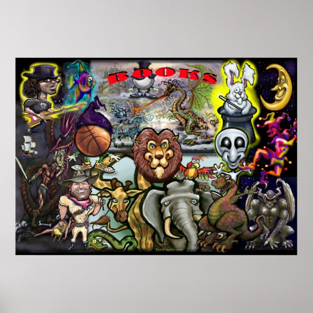 Bücher Poster (Vorne)