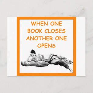 BÜCHER POSTKARTE
