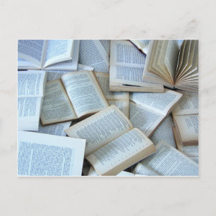 Bücher Postkarte