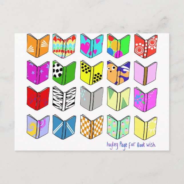 Bücher! Postkarte (Vorderseite)