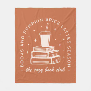 Bücher & Pumpkin Gewürzsaison Fleecedecke