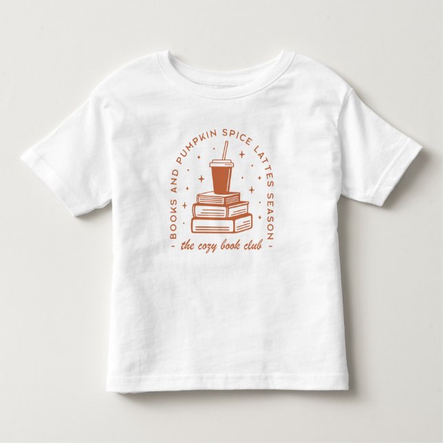 Bücher & Pumpkin Gewürzsaison Kleinkind T-shirt (Vorderseite)