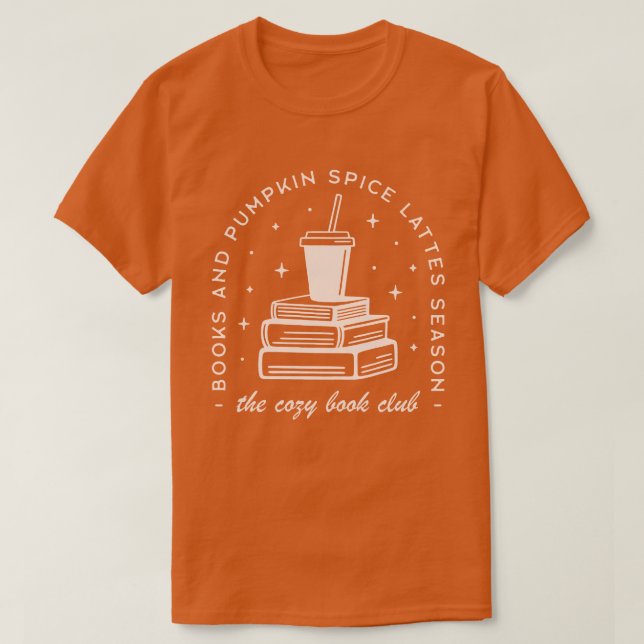 Bücher & Pumpkin Gewürzsaison T-Shirt (Design vorne)
