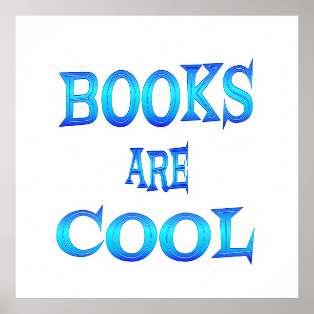 Bücher sind Cool - Ab $11.80 Poster (Vorne)