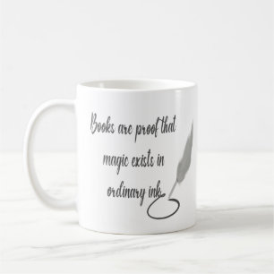 Bücher sind der Beweis dafür, dass Magie in gewöhn Kaffeetasse