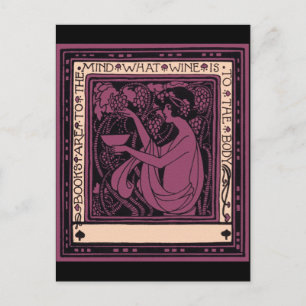 Bücher sind für den Geist Postkarte