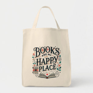 Bücher sind mein glücklicher Ort Niedliches ästh Tragetasche