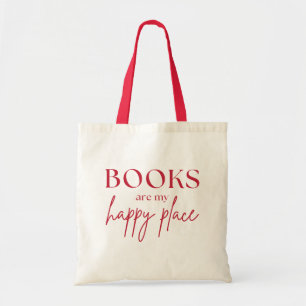 Bücher sind mein glückliches Buch Lover Tragetasche