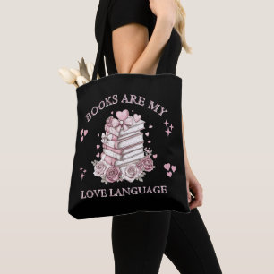 Bücher sind mein Valentinstag in der Liebe Tasche