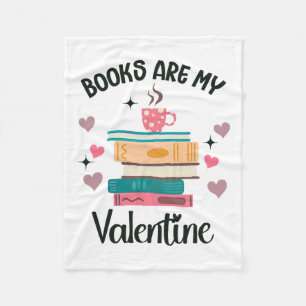 Bücher sind mein Valentinstag, mein biblischer Buc Fleecedecke
