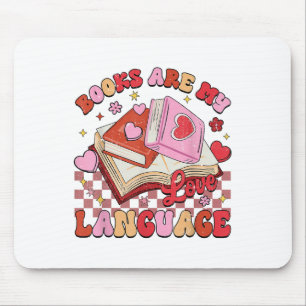 Bücher sind meine Liebe und lesen über Bibliotheka Mousepad