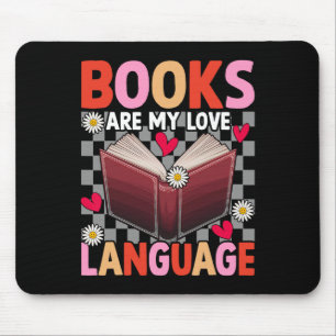 Bücher sind meine Liebe und lesen über Bibliotheka Mousepad