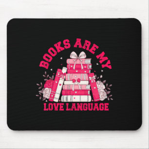 Bücher sind meine Liebe und lesen über Bibliotheka Mousepad