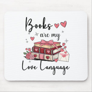 Bücher sind meine Liebe und lesen über Bibliotheka Mousepad