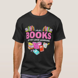 Bücher sind meine Liebe und lesen über Bibliotheka T-Shirt