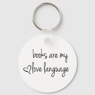 Bücher sind meine Liebesprache Schlüsselanhänger