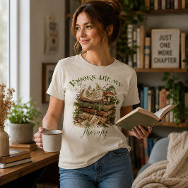 Bücher sind meine Therapie Tri-Blend Shirt