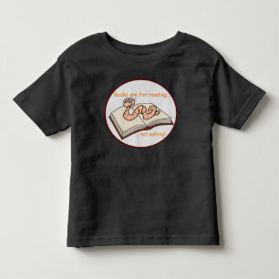 Bücher sind zum Lesen, nicht essen! Kleinkind T-shirt