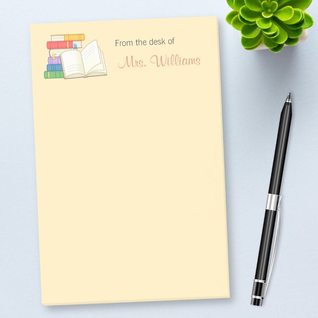 Bücher Stack Open Book School Lehrer Post-it Klebezettel (Von Creator hochgeladen)