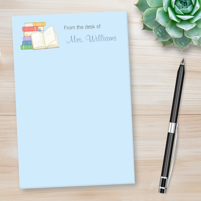 Bücher Stack Open Book School Lehrer Post-it Klebezettel (Von Creator hochgeladen)