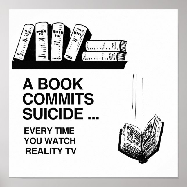 BÜCHER-SUICID POSTER (Vorne)