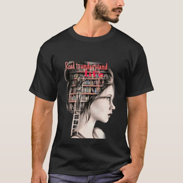 Bücher T-Shirt (Vorderseite)