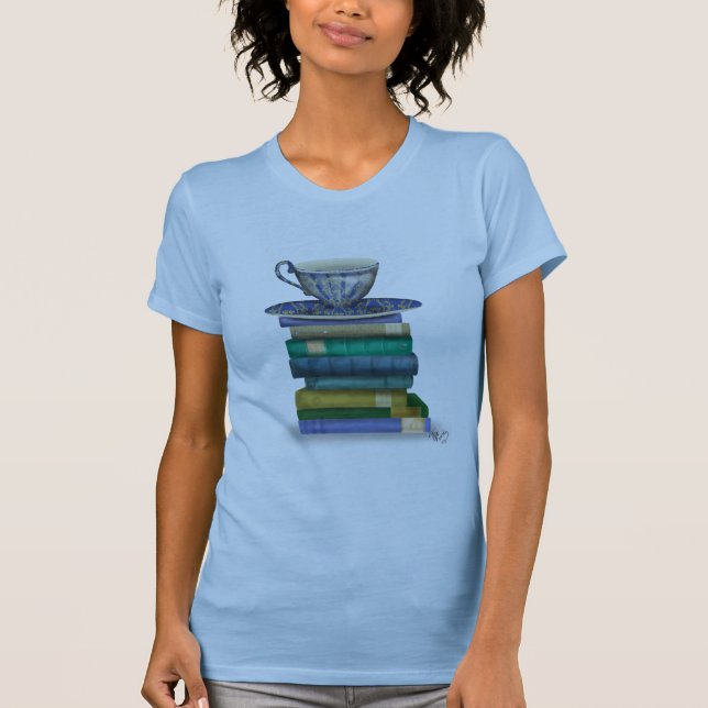 Bücher T-Shirt (Vorderseite)