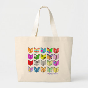 Bücher! Taschen-Tasche Jumbo Stoffbeutel